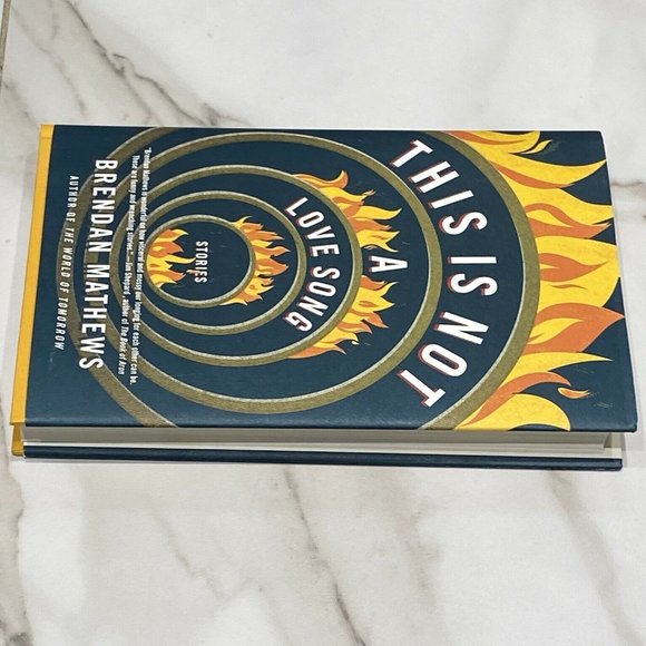 This Is Not a Love Song by Brendan Mathews Hardcover Novel Book. - Picture 5 of 6